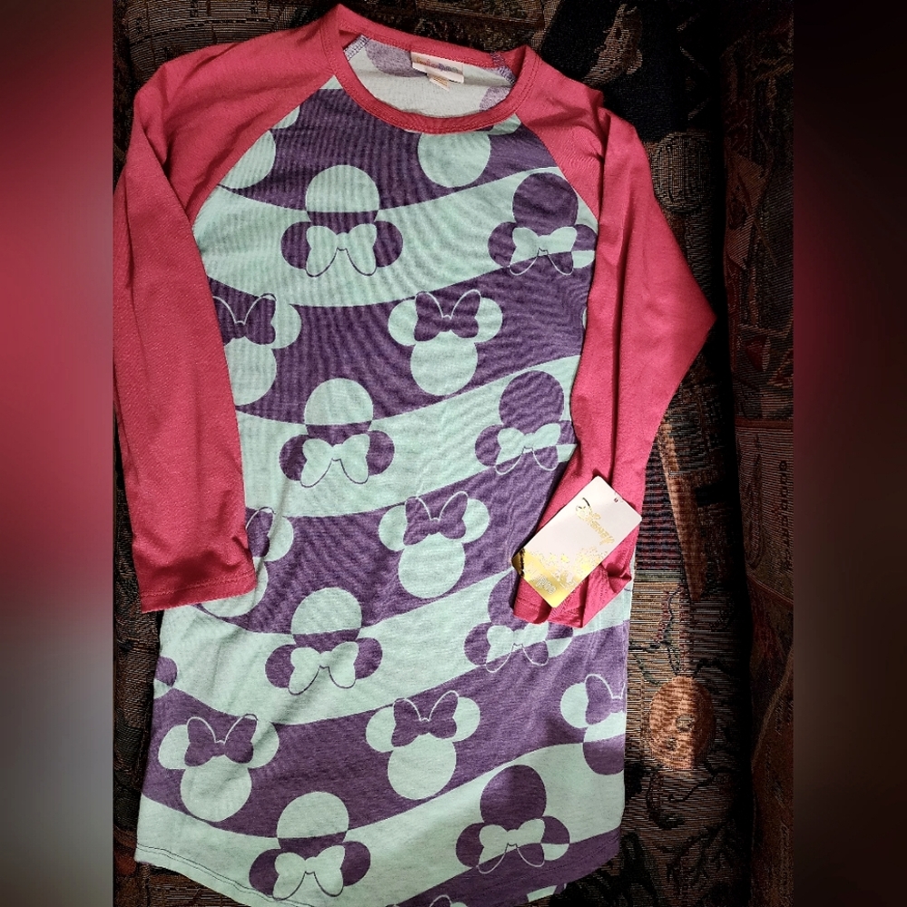 Lula Roe XXS shirt Minnie Mouses -Disney
